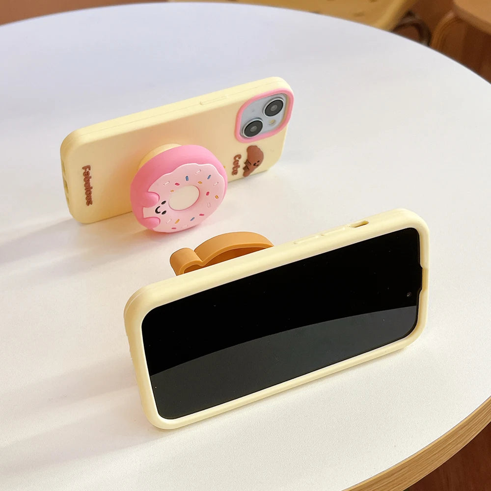 Donut Cookies Silicone Phone Case