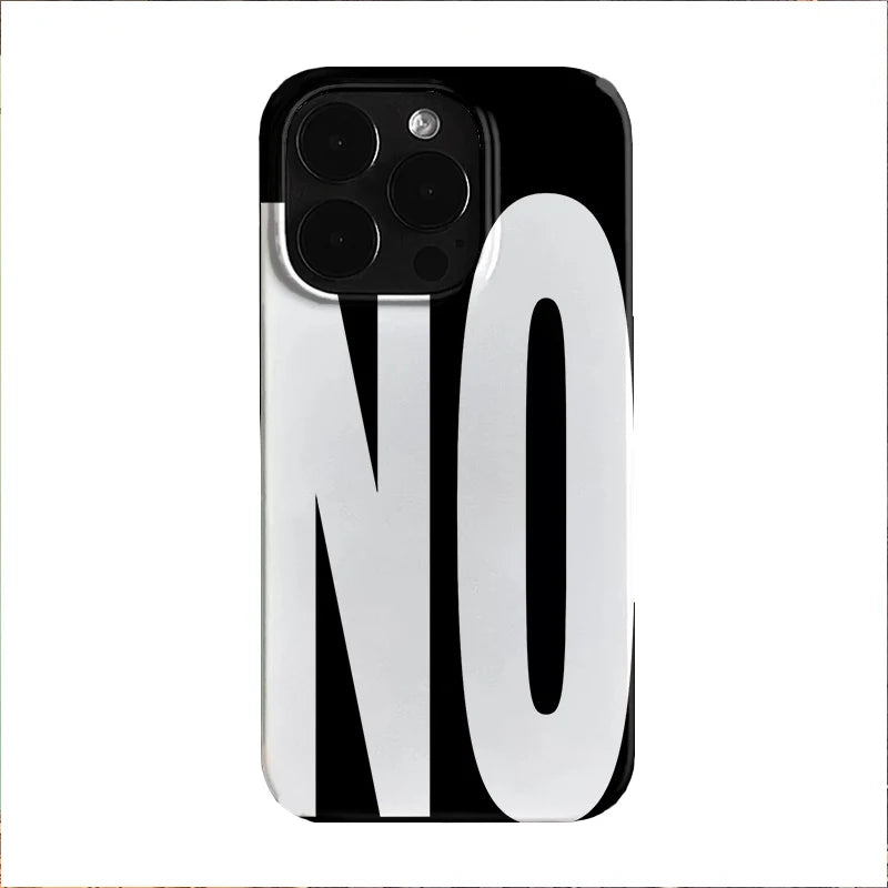 NO and YES Letter Case for iPhone