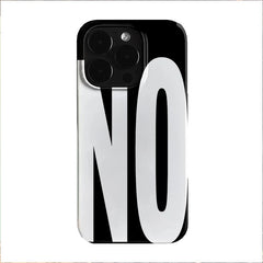 NO and YES Letter Case for iPhone