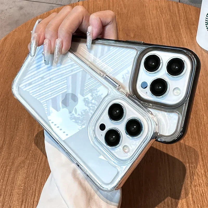 Clear Shockproof Armor Case for iPhone