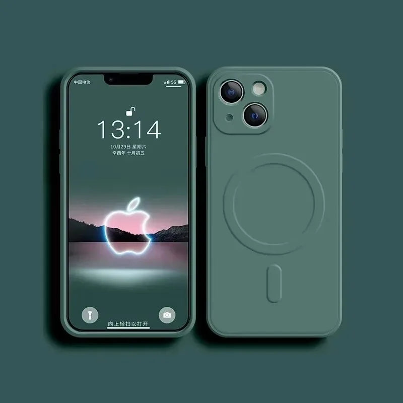 Liquid Silicone Magnetic Phone Case