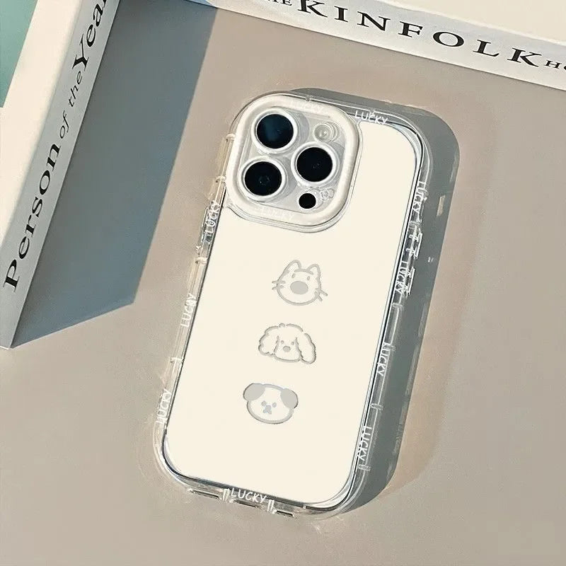 Cute Cat Silicone Case for iPhone