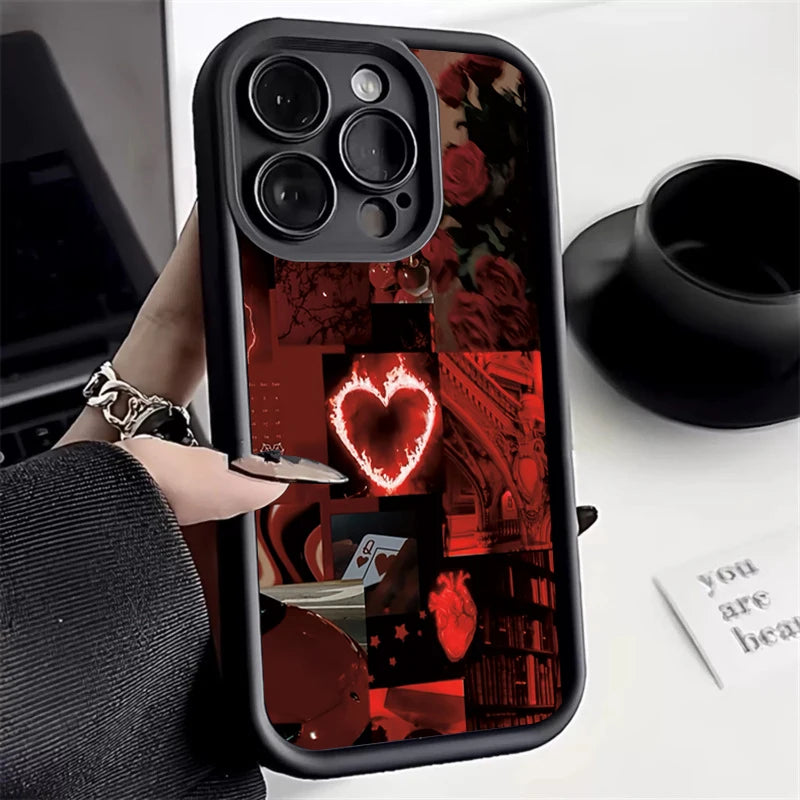 Red Scenery Phone Case for iPhone
