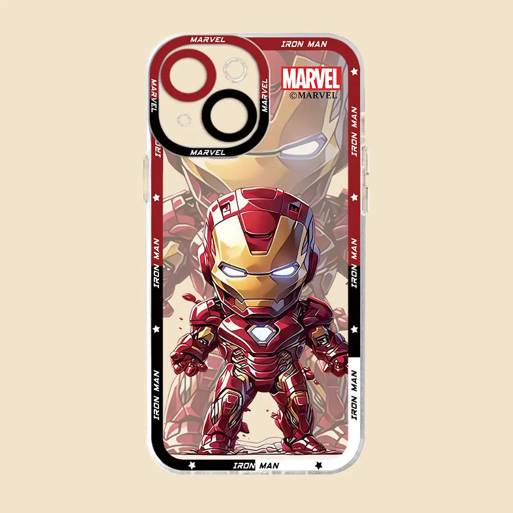 Marvel Iron Man & Spider-Man Phone Case for iPhone
