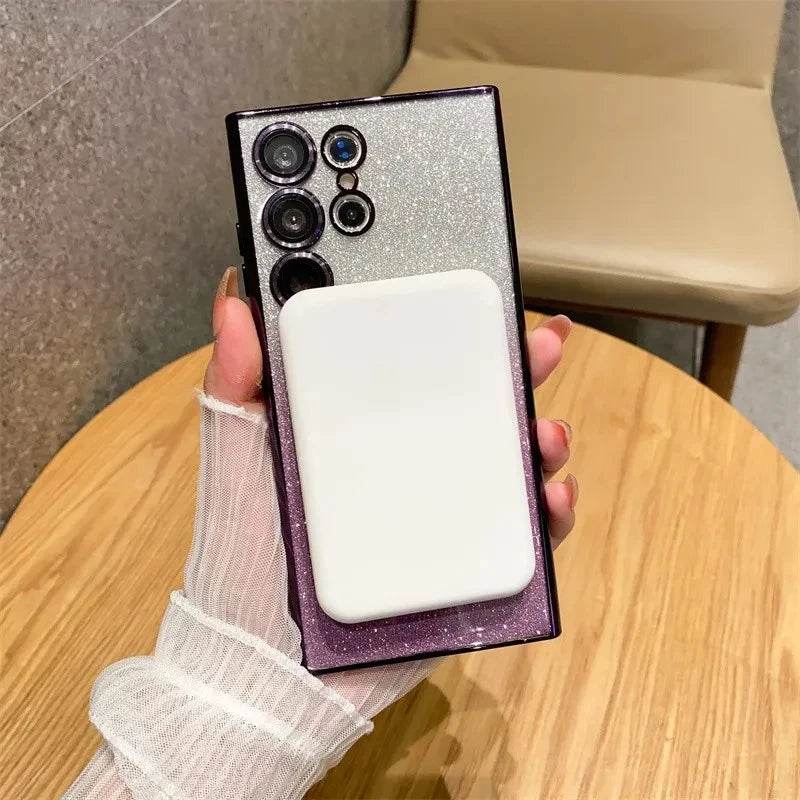 Glitter Magnetic MagSafe Case for Samsung Galaxy