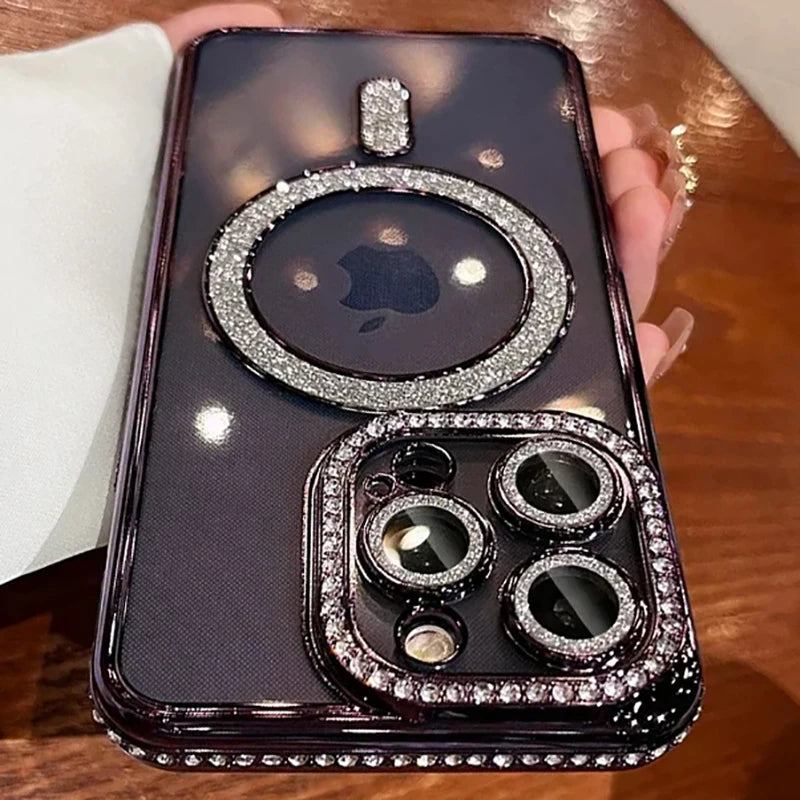 Glitter Magnetic Case for iPhone