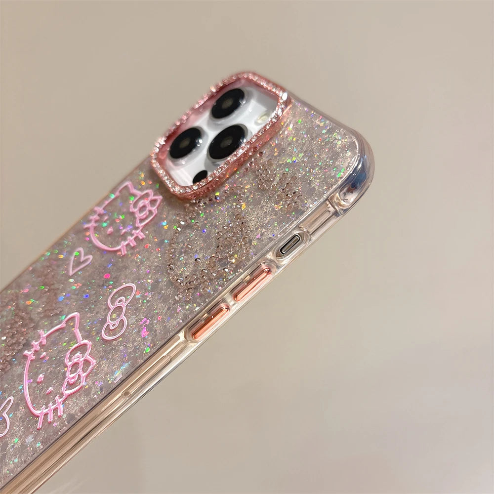 Glitter Bow Phone Case