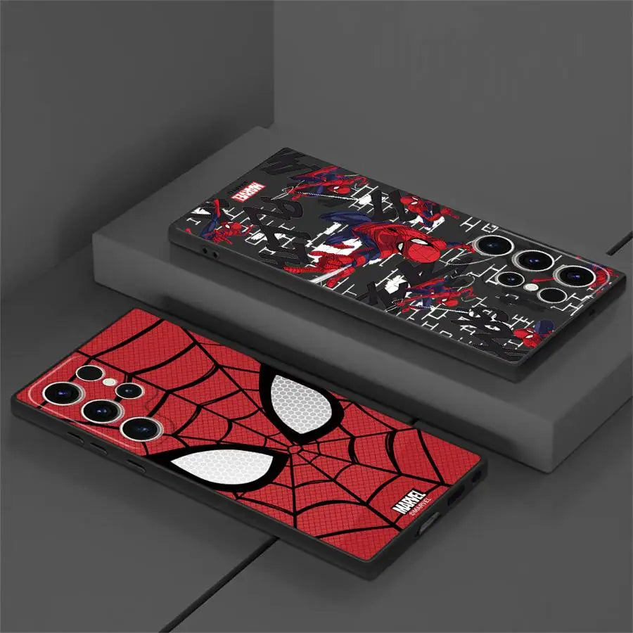 Marvel Spider Man Phone Case for Samsung Galaxy S25 S24 Ultra S20 FE S22 S21 Plus S23 Cover