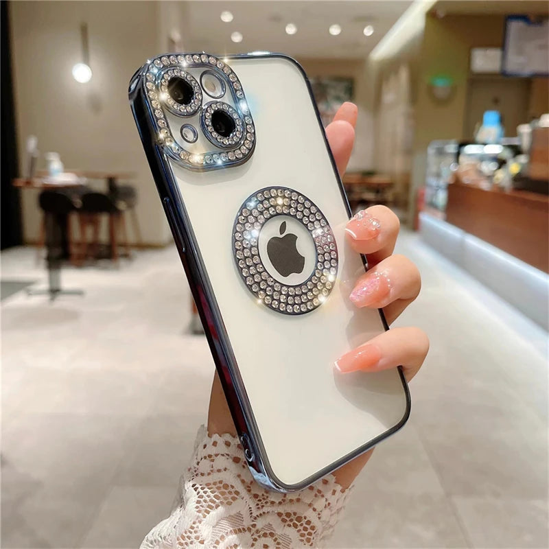 Diamond Glitter Plating Case for iPhone