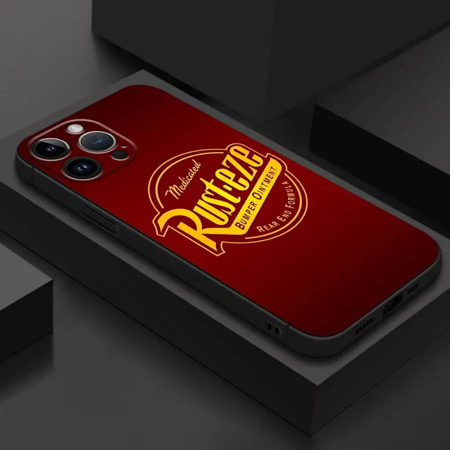 Disney Lightning McQueen Logo Phone Case for iPhone