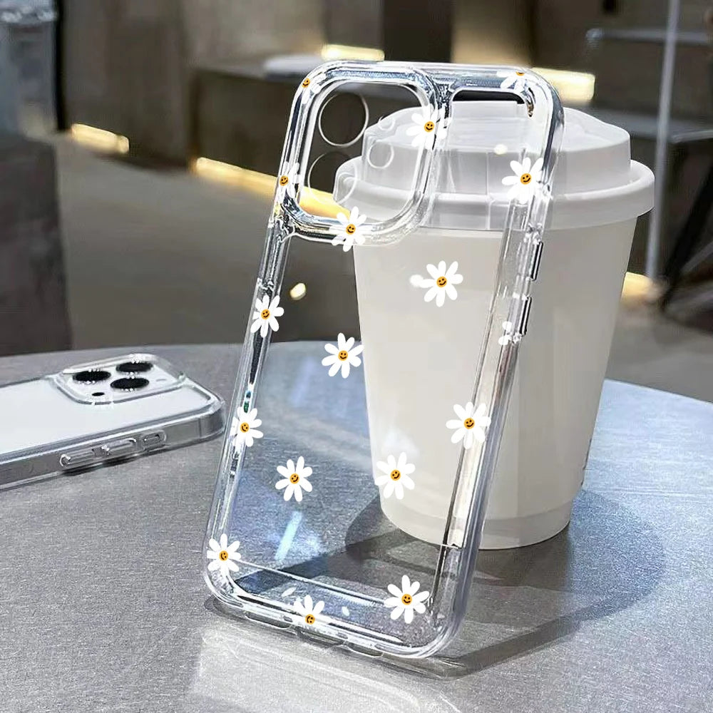 Cute Pattern Clear iPhone Case