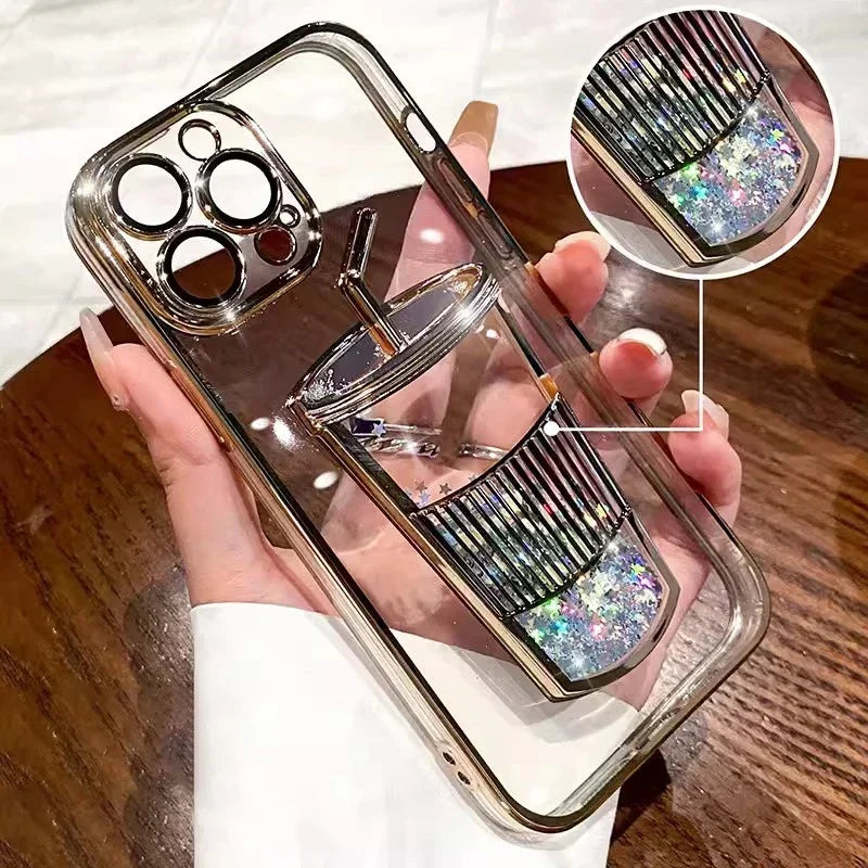 Plating Transparent TPU Phone Case