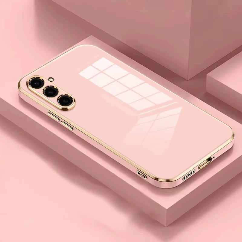 Luxury Plating Silicone Case for Samsung Galaxy