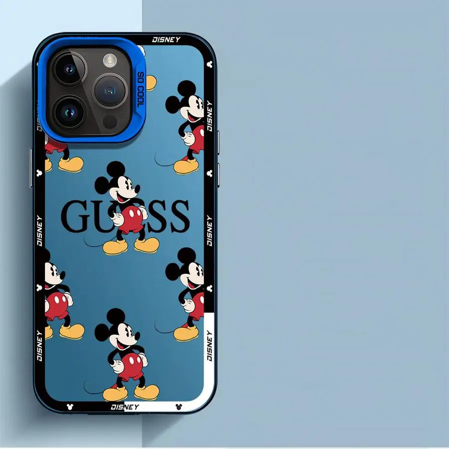 Mickey & Minnie Cartoon Soft iPhone Case