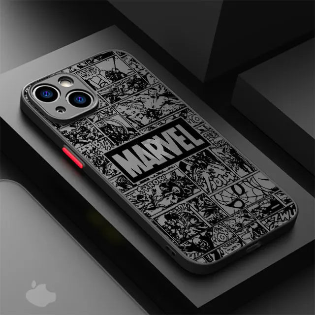Marvel Spiderman & Iron Man iPhone Case