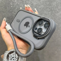 Magnetic Acrylic Case with Strap for iPhone