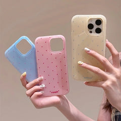 Macaron Polka Dot iPhone Case