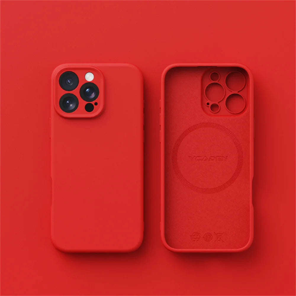 Liquid Silicone Magsafe Phone Case for iPhone
