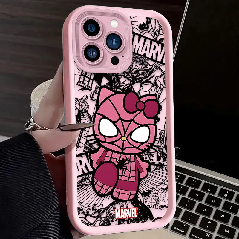 Spider-Man & Hello Kitty Phone Case
