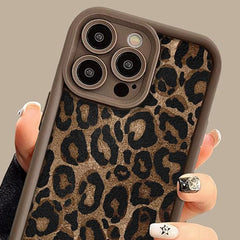Leopard Lanyard Case for iPhone