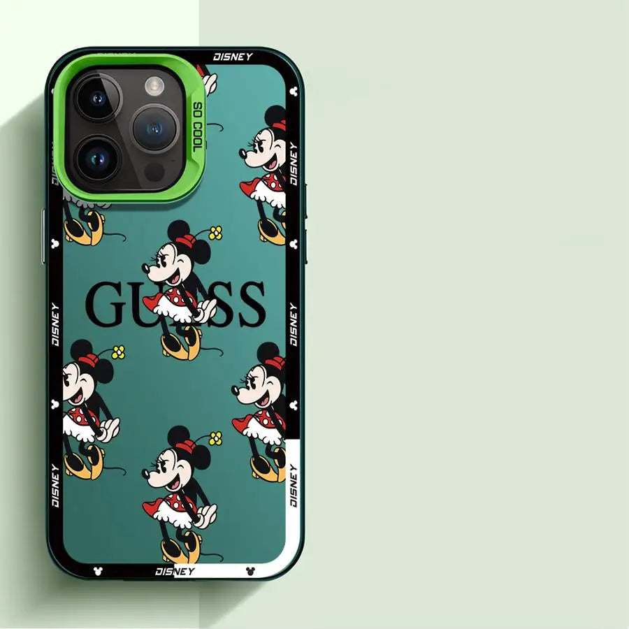 Mickey & Minnie Cartoon Soft iPhone Case