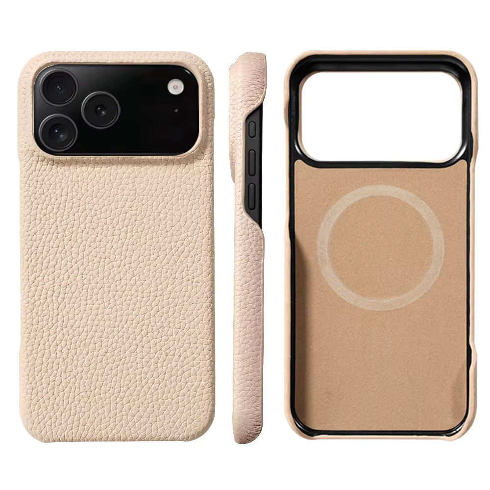 Cowhide Leather MagSafe Case for iPhone
