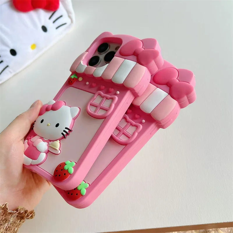 Hello Kitty Dessert Story Phone Case with Strap