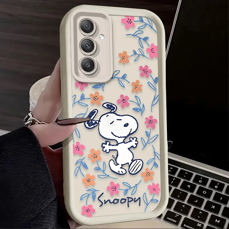 Snoopy Flower Samsung Case
