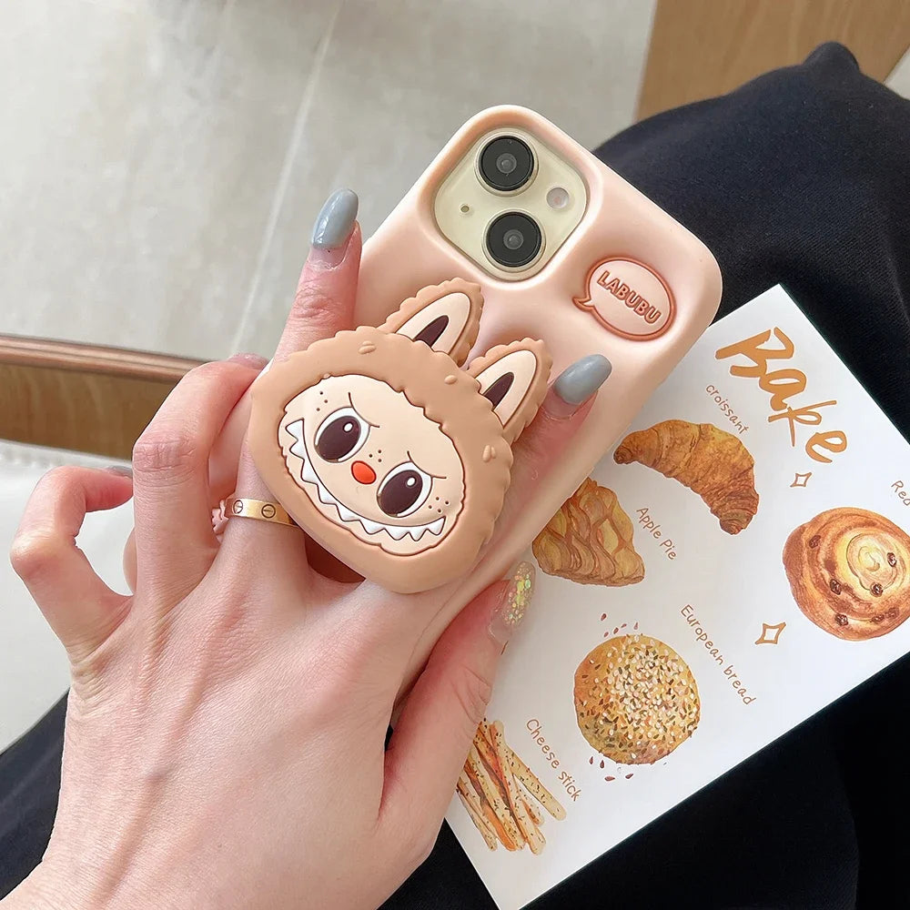 3D Labubu Cartoon Case for iPhone