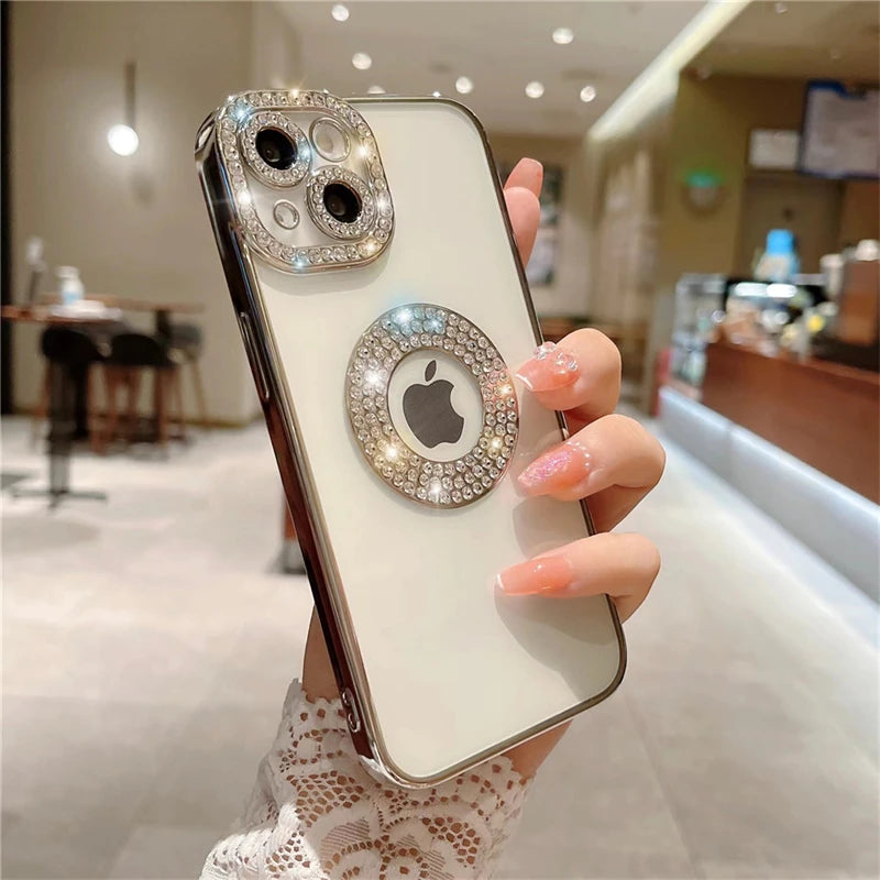Diamond Glitter Plating Case for iPhone