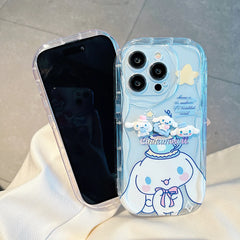 Melody & Cinnamoroll Case with Stand for iPhone