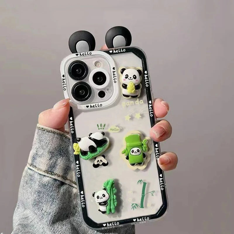 Panda Frog Lotso Silicone Case for iPhone