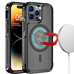 Rugged Matte Magnetic Hybrid Case For iPhone