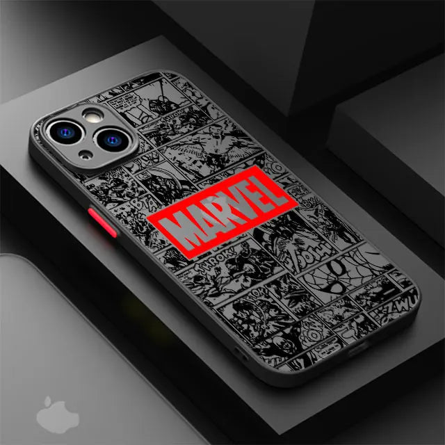Marvel Spiderman & Iron Man iPhone Case