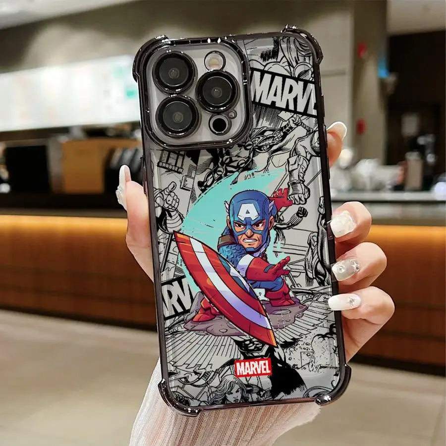 Spider-Man & Captain America Phone Case