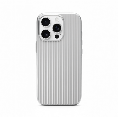 Metallic Stripe iPhone Case Slim Matte Grip Protective Cover