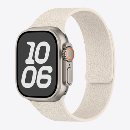 Lychee Texture Magnetic Silicone Band